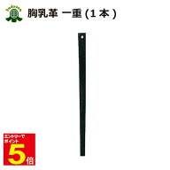 【期間限定★エントリーで全品Point5倍】剣道 胴 修理 胸乳革 一重 1本 武道園