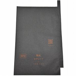 星野ぶどう果実袋 Hグレープ 特大 薄型 黒 段有 240×360mm(100枚)