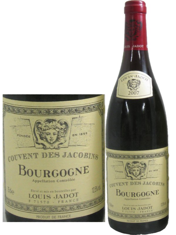 ルイ・ジャド ブルゴーニュ・ルージュ・クーヴァン・デ・ジャコバン Louis Jadot Bourgogne Rouge Couvent des Jacovins（赤ワイン）
