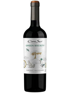 B[j RmX RmX O[\TGeB Jxl \[Bj ` ARJOA @[ ԃC 750ml 2021 Cono Sur Green Society Cabernet Sauvignon