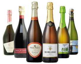 《送料無料》世界の特選スパークリング ワイン6本セット　飲み比べ ワイン セット