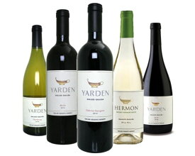 ワイン セット 送料無料 飲み比べ イスラエルの銘酒『ヤルデン』飲み比べ5本セット 花見 プレゼント ギフト 誕生日 贈り物