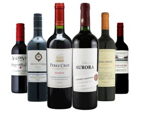 《送料無料》飲み比べ 南米カベルネ ソーヴィニヨン6本セット　ワイン セット