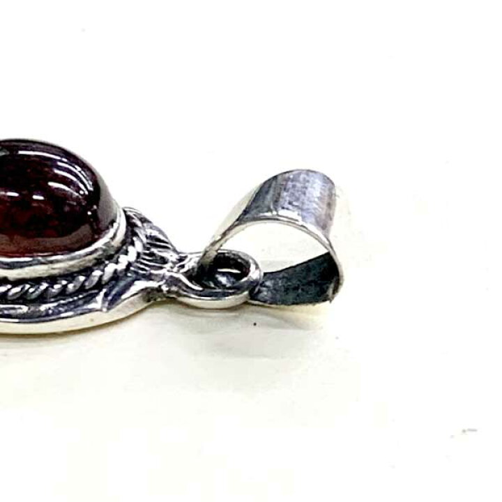 楽天市場】バディシルバーアクセサリー シルバー925 ガーネット ナバホ 