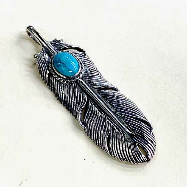 楽天市場】バディシルバーアクセサリー シルバー925 フェザー 