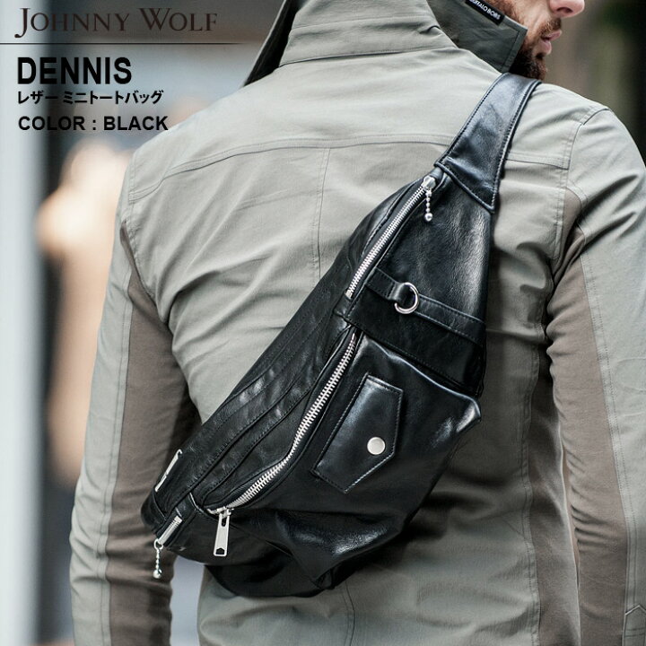 楽天市場】DENNIS(デニス)レザー ボディバッグ ウェストバッグ JOHNNY 