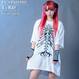 X-ray(X レイ) ビッグシルエット Tシャツ クルーネック BACKSTAGE PASS バックステージパス バッファローボブズ