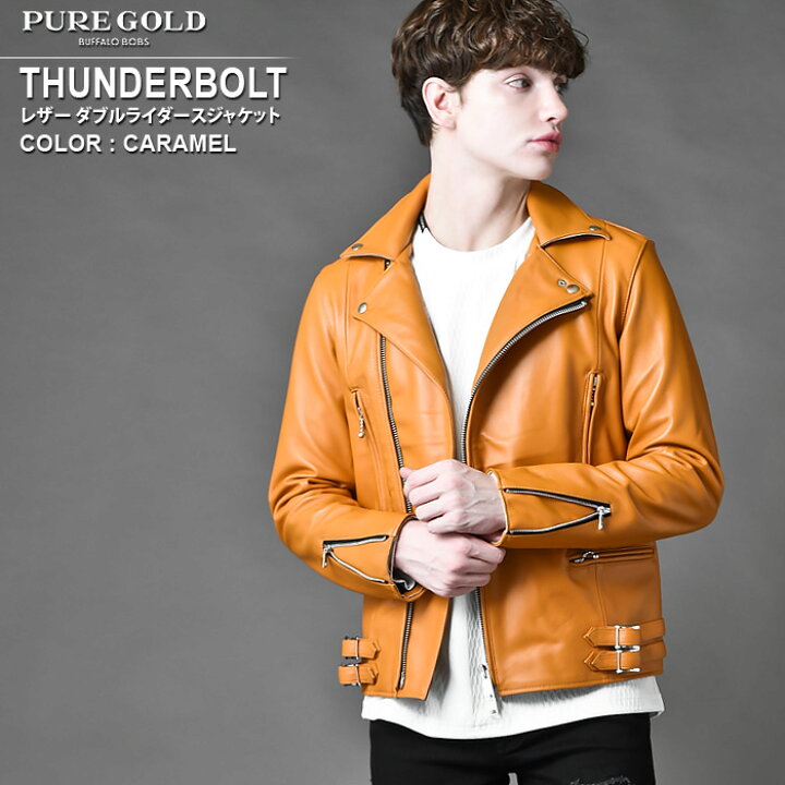 楽天市場】THUNDERBOLT(サンダーボルト)レザー ダブル ライダース  