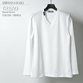 TREAD(トレッド)Vネック 長袖 Tシャツ BUFFALO BOBS バッファローボブズ