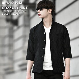 COZZA SHIRT JKT(コッザ シャツジャケット)イタリアンカラー シャツジャケット BUFFALOBOBS バッファローボブズ