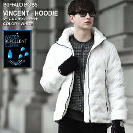 【1/12より再値下げ】VINCENT-HOODIE(ヴィンセント-フーディー)シームレス フード ダウンジャケット BUFFALO BOBS(バッファローボブズ)