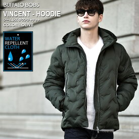 【1/12より再値下げ】VINCENT-HOODIE(ヴィンセント-フーディー)シームレス フード ダウンジャケット BUFFALO BOBS(バッファローボブズ)