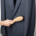 【送料無料】天然木 豚毛 洋服ブラシ 静電気の起きにくい ベージュ×ブラウン 全長25cm インテリア雑貨の専門店 ギフ…