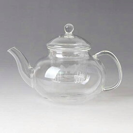 耐熱ガラス かわいい ティーポット 420ml クリアガラス 直火用 耐熱温度差 150℃