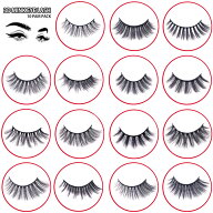 10組セット ミンク つけまつげ つけま MINK 3D HAIR つけまつげ 付けまつげ 付けまつ毛 つけま アイラッ…