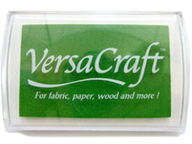 スタンプ台 バーサクラフト Lサイズ スプリンググリーン 緑 布用スタンプパッド インクパッド 水性顔料インク ツキネコ VK-122