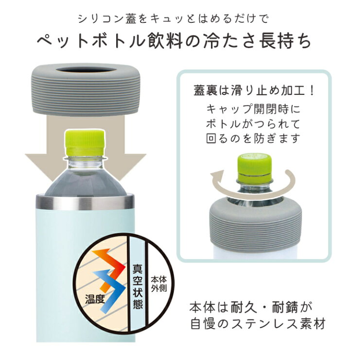 楽天市場 名入れ ペットボトルホルダー 500ml 600mlボトルに対応 真空断熱 保冷 名前入り おしゃれ 実用的 ギフト 誕生日 プレゼント ステンレス オリジナルデザイン 絵柄 かわいい 女性 男性 社会人 彼女 マグボトル タンブラー お礼 お祝い 結婚 代 30代 40代 50代