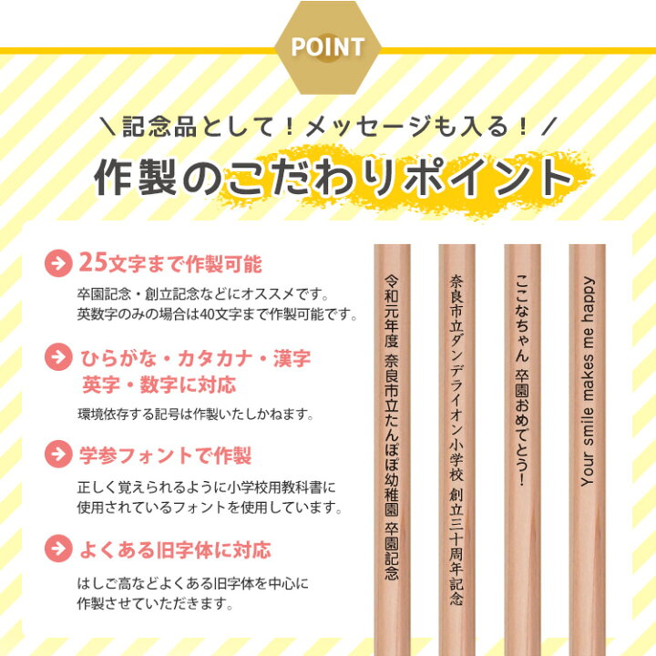 楽天市場 入学応援クーポン配布中 名入れ鉛筆 メッセージ鉛筆 のし袋4枚付属 三菱鉛筆 1ダース B 2b 入学祝 卒園祝 卒業祝 記念品 イベント ノベルティ 文字のみ 合格祈願 受験 塾 応援メッセージ 運動会 交通安全 お別れ会 卒部 卒業記念品 はんこ奉行
