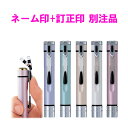 シヤチハタ【ネームエルツイン】別注品/1本2役(ネーム印+訂正印)/ネーム9・ネーム6・印鑑・はんこ・判子・ハンコ・浸透印・オーダー・就職祝・シャチハタ