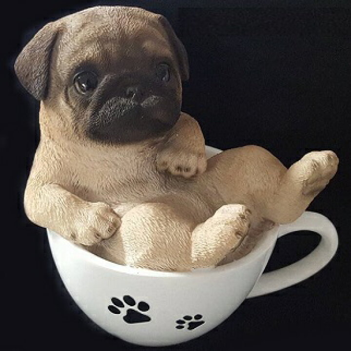 楽天市場 ティーカップパグ パググッズ ガーデン ガーデニング ガーデンパグ Buhheeees