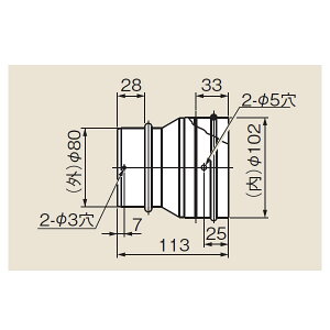 �����i�C ��100�r�C���� FE�p EFA-U100-80 ��100 �ٌa�A�_�v�^ (24-0760) EFAU10080 ������y�����i�z