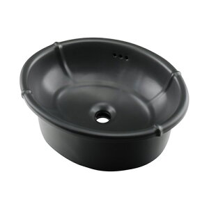 【#LY-493209-MD】 カクダイ 丸型洗面器//マットブラック