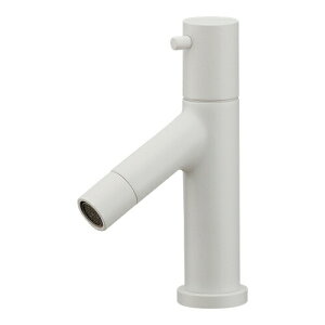 カクダイ【716-911-MW】立水栓//マットホワイト 90度開閉ハンドル 水栓金具