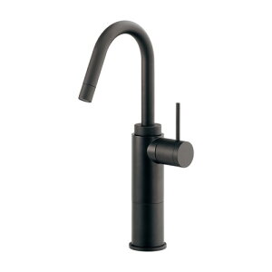 カクダイ【721-270-D】立水栓(トール)//マットブラック 黒色 90度開閉ハンドル 水栓金具