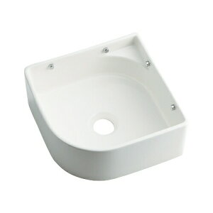 【493-226-W】 カクダイ 壁掛手洗器//ホワイト