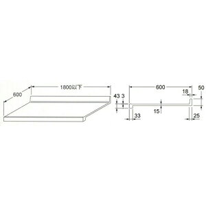 JN_C KAKUDAI ʃJE^[ A_[JE^[AXm[zCg 1m̉i 497-101-W Eyiz