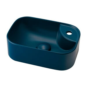 カクダイ【493-273-B】角型手洗器//マットネイビー おしゃれ 飲食店などにおすすめです!