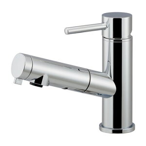 カクダイ シングルレバー引出し混合栓 184-030AK-CH (水栓金具) 価格 
