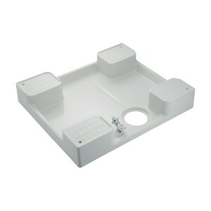 カクダイ 洗濯機用防水パン (水栓つき) 【426-502K-W】ホワイト 洗濯機パン 逆止弁なし 寒冷地用【純正品】