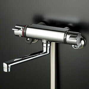 【KF800TPHFS】 KVK サーモスタット式シャワー 撥水 メッキウルトラファインバブルワンストップシャワーヘッド付 浴室用水栓 壁付サーモスタット 【純正品】