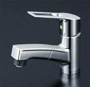 KVK 洗面用シングルレバー式シャワー付混合栓 (eレバー) KM8001TFEC【純正品】