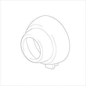 KVK KP806A/800 旧MYMFA547T4等用化粧カバーホワイト 旧MYM補修部品 構造部品 【純正品】