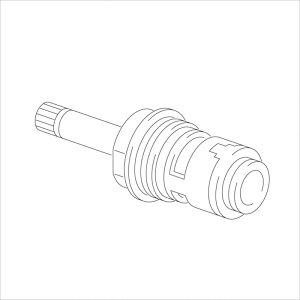 KVK KPS055C/800 旧MYMバス水栓用湯側止水カートリッジ 旧MYM補修部品 構造部品 【純正品】