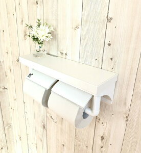 【在庫あり】CF-AA64 INAX イナックス LIXIL リクシル 棚付2連紙巻器/トイレットペーパーホルダー インテリアリモコン対応紙巻器/おしゃれなトイレットペーパーホルダー トイレアクセサリー CFAA