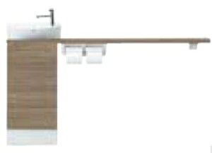 トイレ手洗い器セット YN-ALLEAAKXHJX INAX イナックス LIXIL リクシル キャパシア カウンターキャビネットプラン カウンター奥行160 ベッセル型 丸形手洗器 左仕様 床壁共通給水仕様 壁排水 ハイグ