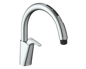 LIXIL リクシル【JF-NAB466SYX(JW)】 ナビッシュ キッチン用タッチレス水栓 浄水器ビルトイン形 先端タッチレスセンサー ハンドシャワー 一般地用 吐水口長さ239mm