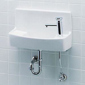 L-A74PC INAX イナックス LIXIL リクシル トイレ用手洗い器 プッシュ式セルフストップ水栓 壁給水 壁排水 ハイパーキラミック【純正品】