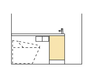 トイレ手洗い器セット AN-ACREAAKXHJX INAX LIXIL リクシル キャパシア カウンターキャビネットプラン カウンター奥行280 手洗器一体型人造大理石カウンター 右仕様 床壁共通給水仕様 壁排水 スタ