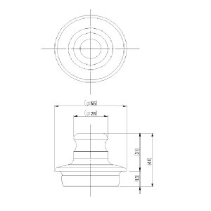 【AFKA202N1】TOTO トイレ・キッチン・浴室・洗面所 浴槽周り 非常用ゴム栓AF 部品 非常用ゴム栓AF 【純正品】 トイレ・キッチン・浴室・洗面所 浴槽周り 非常用ゴム栓AF 部品