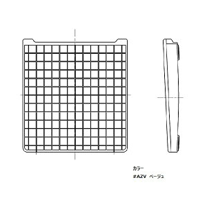 TOTO �g���b�v�J�o-(ABS) �x�[�W�� EKC31176N2#AZV