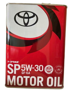 TOYOTA [^[IC g^SP 5W-30 GF-6A 4L 08880-13705