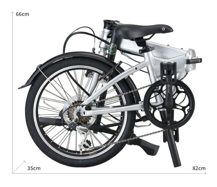 楽天市場】ダホンインターナショナル DAHON 折り畳み自転車 HIT D6 