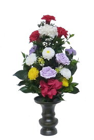 仏花倶楽部のプリザーブドフラワー仏花 サイズ（Mサイズ）(花器は付属しておりません）法事、仏壇 R079