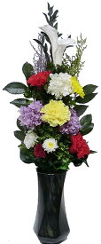 【仏花倶楽部】プリザーブドフラワー仏花 R083 サイズ（L）(花器は付属しておりません）大型仏壇、大きいサイズ