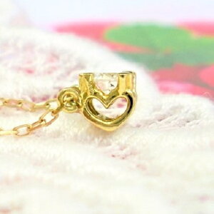 _Ch ꗱ 0.10ct lbNX n[g n[g K18 VR_C a ؚ 킢 ItBXg y_g S[h PG WGyz