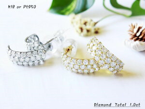 K18/Pt950 _Ch 1.0ct sAX pF njJ 18 S[h v`i _C pFsAX _CsAX 1Jbg 0.5ct/0.5ct a  ^ v[g LO Mtg fB[X 